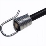 Technisches Spannsysteme bestehend aus Gummiseil in 12mm und einem Spiraldrahthaken aus Metall