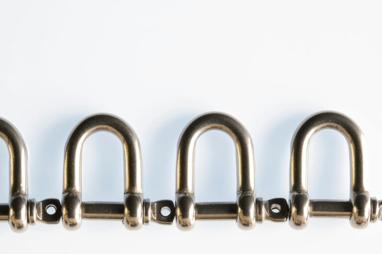 Edelstahl Schäkel in verschiedenen Größen für industrielle Befestigungen