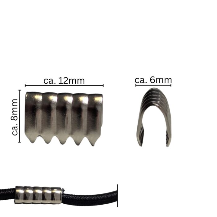 Klammer 512330 aus Metall zur Verbindung und Konfektionierung technischer Anwendungen