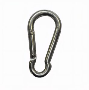 Feuerwehrkarabiner als Endverbindung für technische Spanngummis